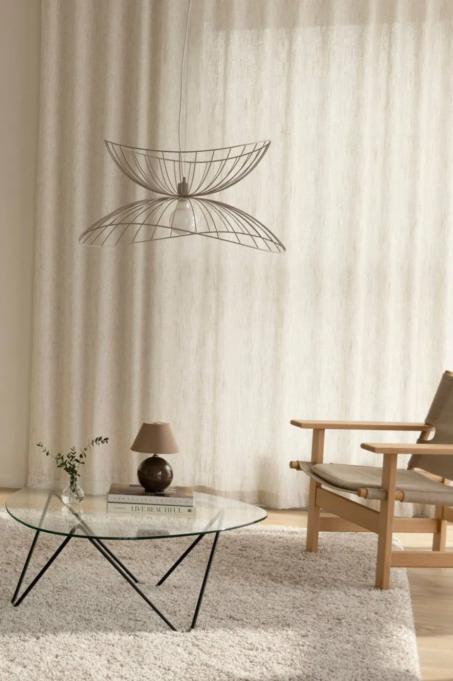 Globen Lighting Bærbar bordlampe Iris 16 Butter yellow