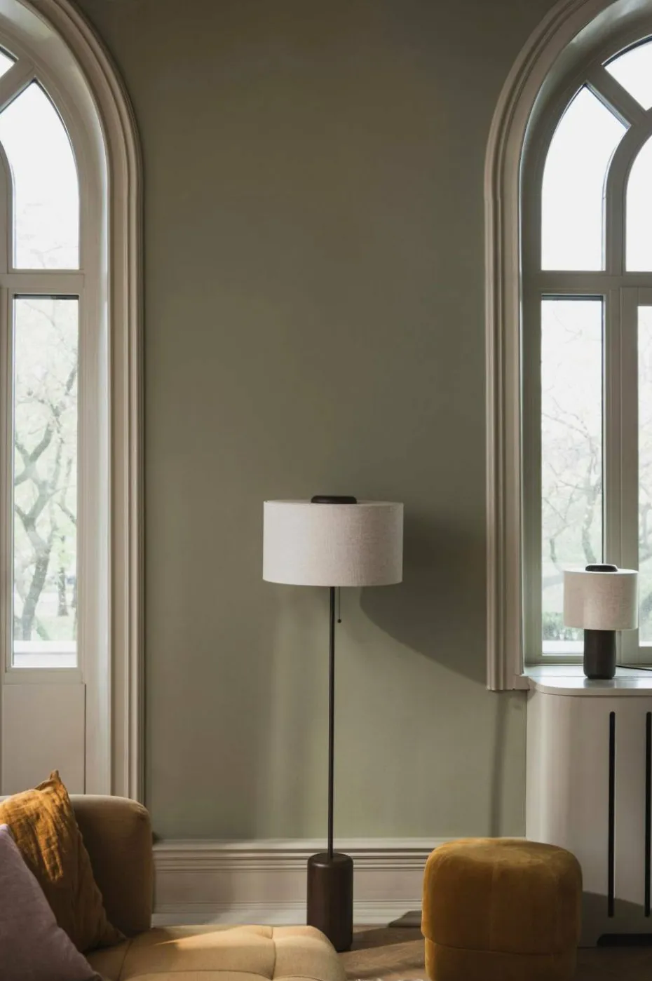 Globen Lighting Gulvlampe Bosco Brunbeiset eik