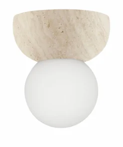 Globen Lighting Vegglampe/taklampe Torrano 13 IP44 Brunbeiset eik