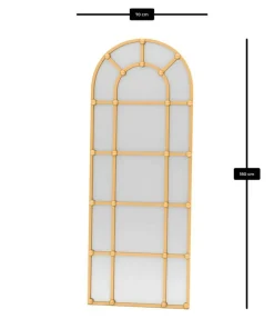 Hanah Home Cheval Mirror Ovalis Dar