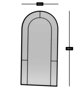 Hanah Home Cheval Mirror Rounda