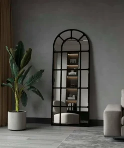 Hanah Home Cheval Mirror Ovalis Dar