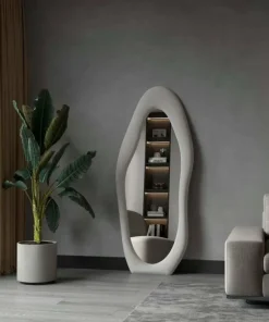 Hanah Home Cheval Mirror Nero
