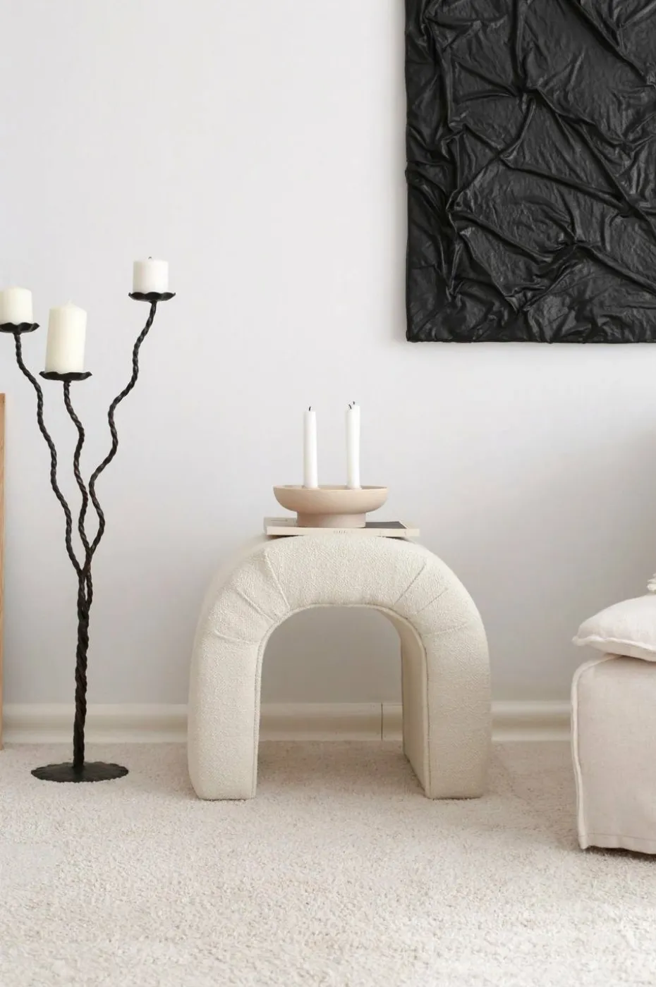 Hanah Home Pouffe-Cookie