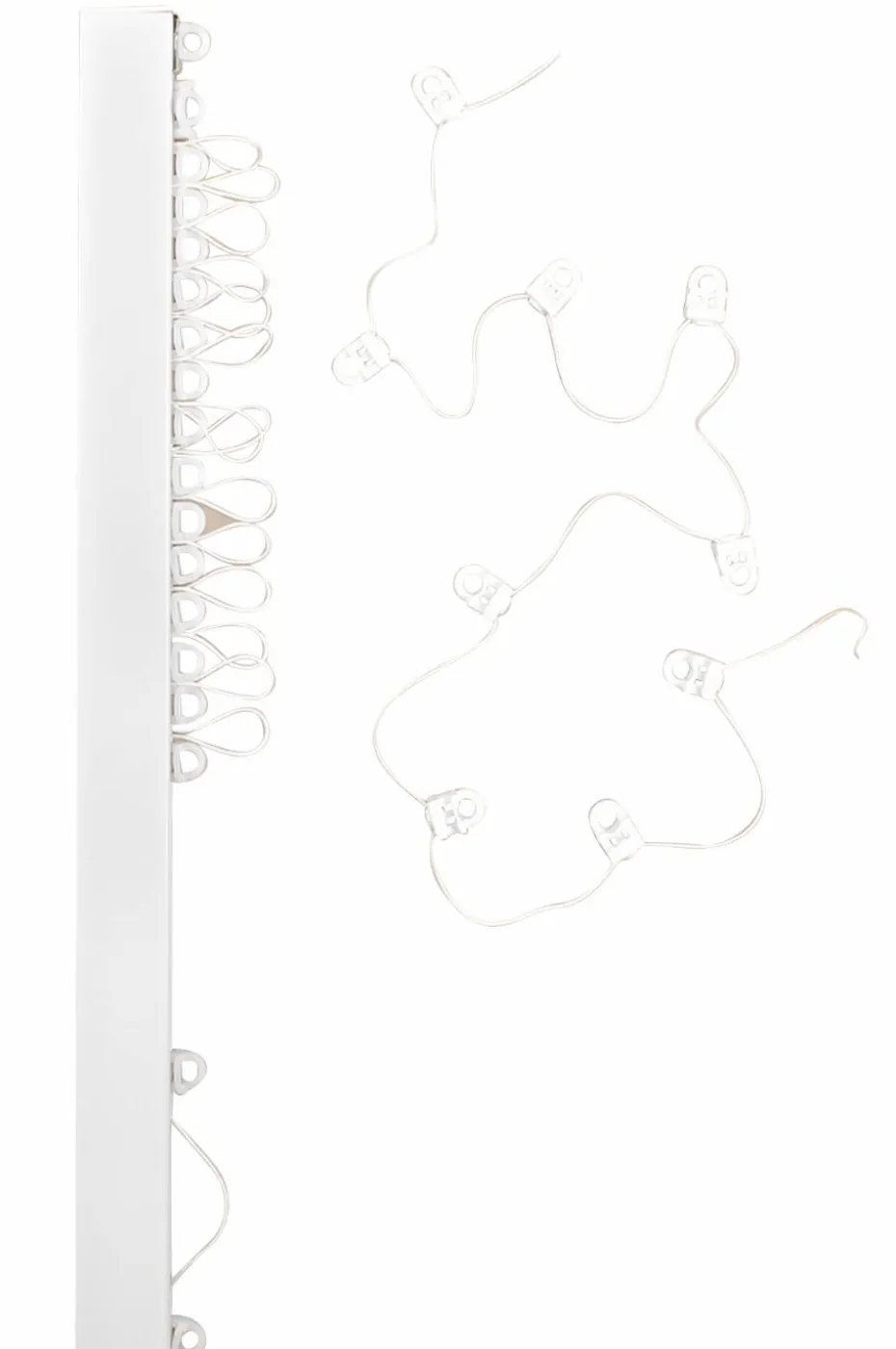 Hasta Gardinskinne Alex Wave 150 cm