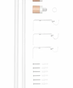 Hasta Gardinstangssett Astrid 110-200 cm