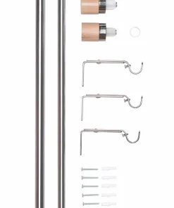 Hasta Gardinstangssett Astrid 110-200 cm