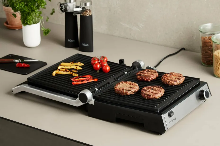Haws Hâws CG2000 Møn Proff Bordgrill/Paninigrill 2000W Ilag