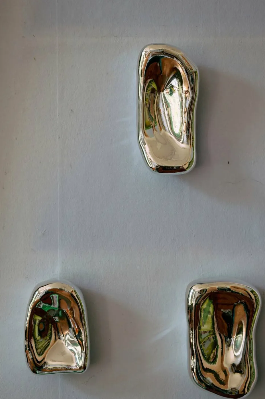 HKliving Glass skulptur krom, No. 4