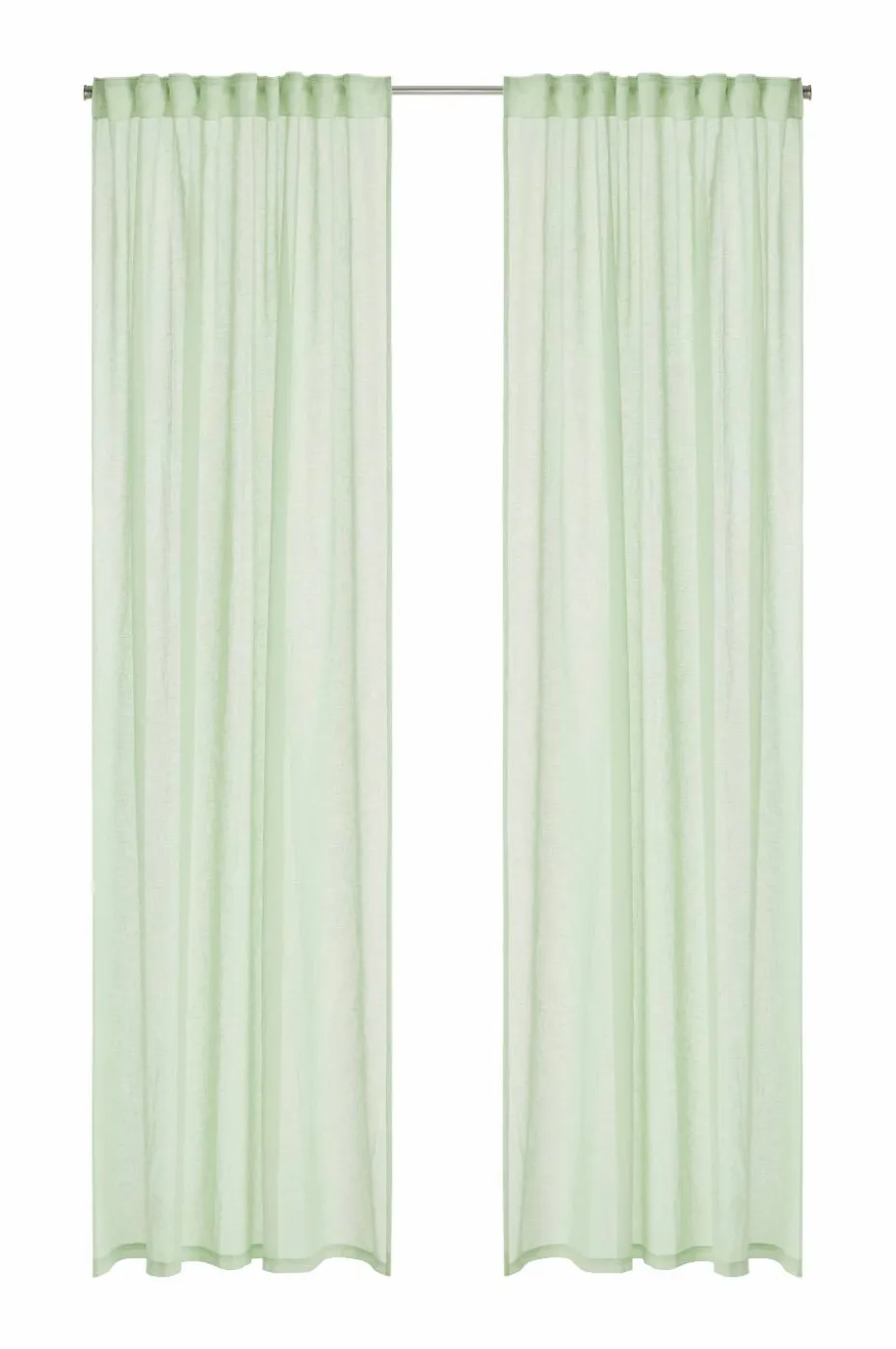&Home Gardin med multibånd Mila 2-pk
