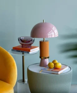 KARE Design Bordlampe Josy Pink 51cm