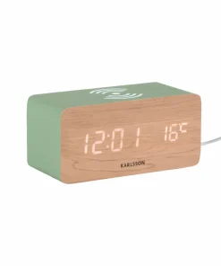 Karlsson Alarmklokke Block W. Phone Charger LED