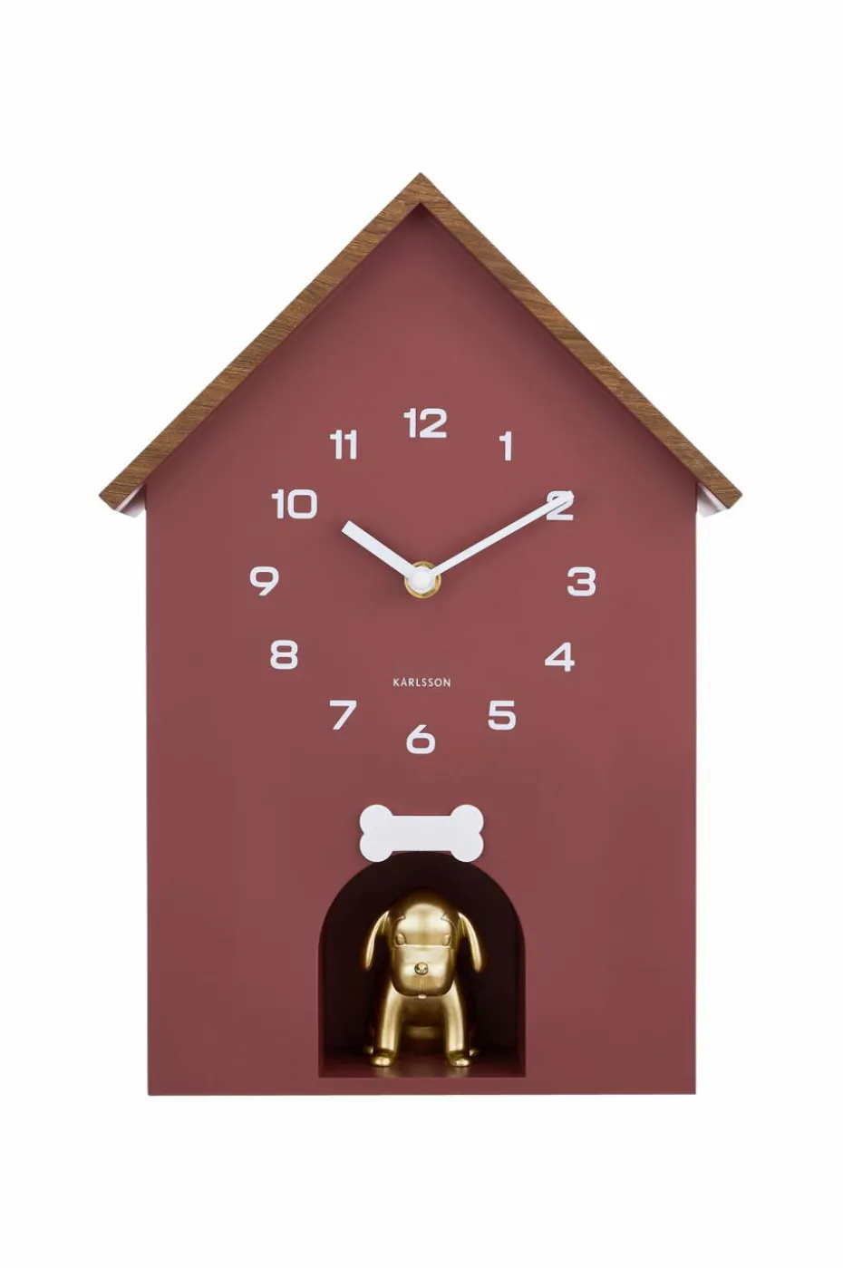 Karlsson Veggklokke Dog House