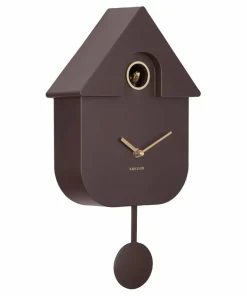 Karlsson Veggklokke Modern Cuckoo Oro