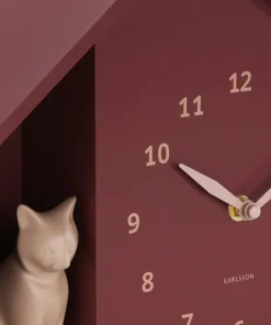 Karlsson Veggklokke Sitting Cat