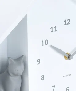 Karlsson Veggklokke Sitting Cat