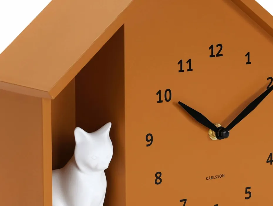Karlsson Veggklokke Sitting Cat