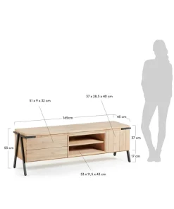 Kave Home TV-benk Disset