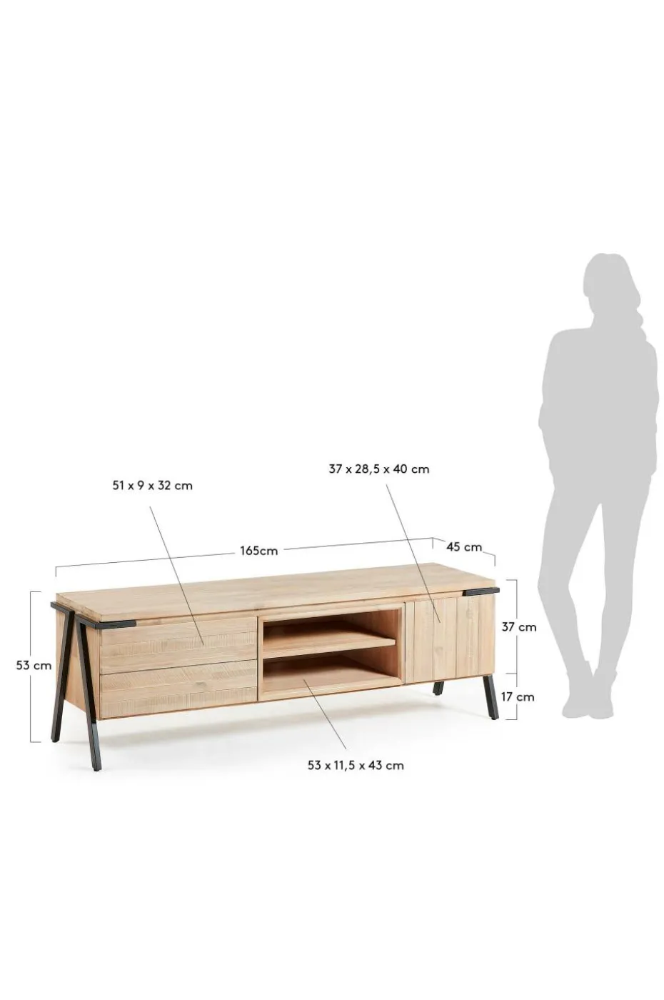 Kave Home TV-benk Disset