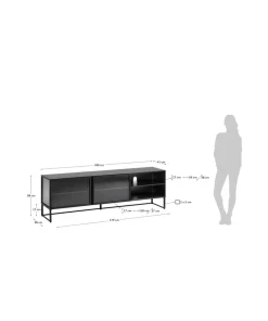 Kave Home TV-benk Trixie 180 x 58 cm