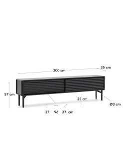 Kave Home Tv-bord - lenon