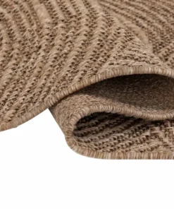 KM Home Flatvevd teppe Natural