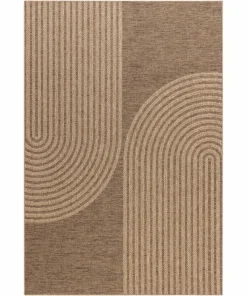 KM Home Flatvevd teppe Natural