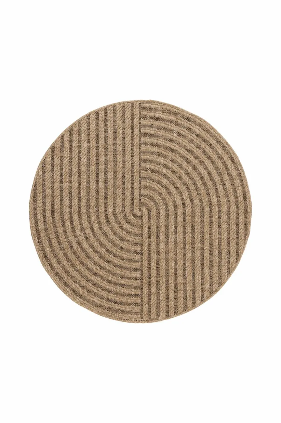 KM Home Flatvevd teppe Natural