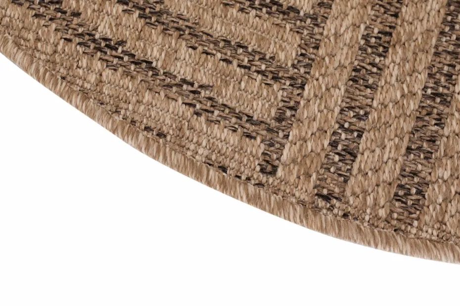 KM Home Flatvevd teppe Natural