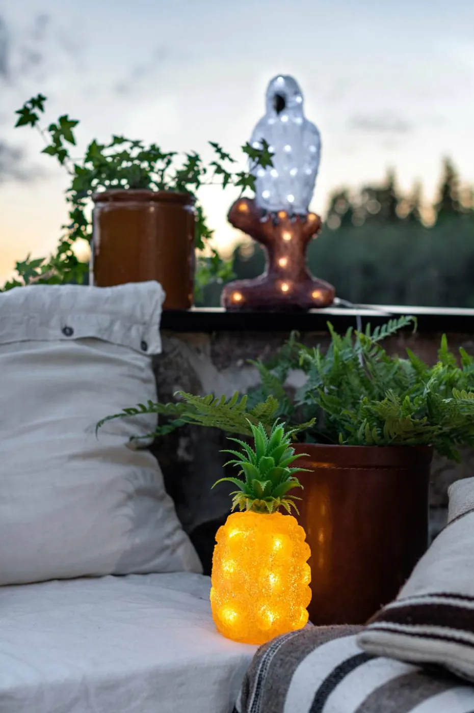 Konstsmide Ananas LED høyde 26 cm