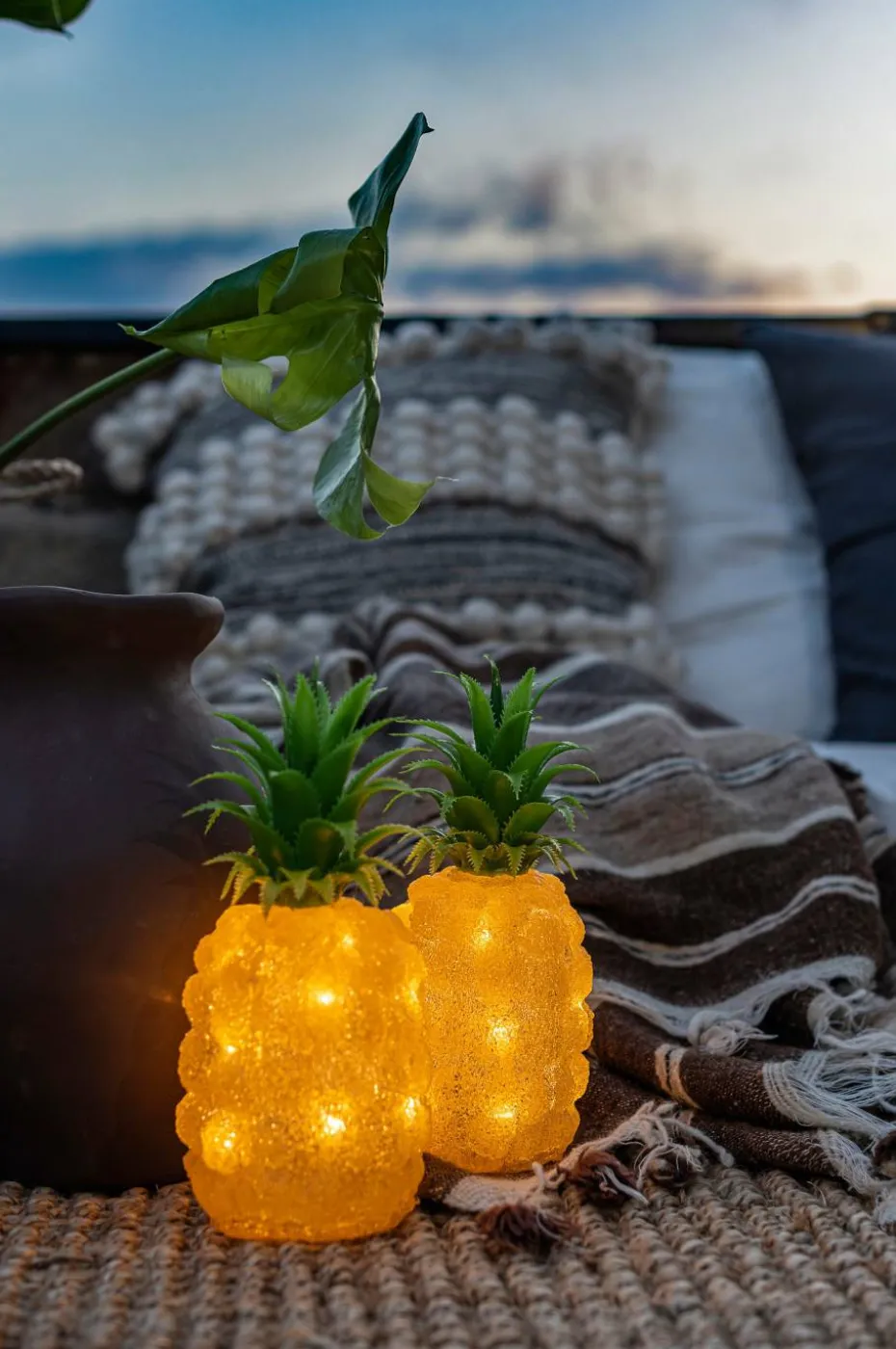 Konstsmide Ananas LED høyde 26 cm