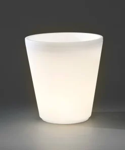 Konstsmide Blomsterpotte Assisi stor LED 40 cm