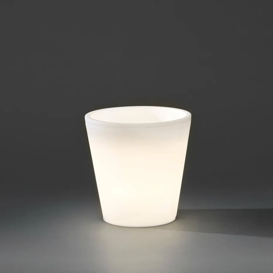 Konstsmide Blomsterpotte Assisi liten LED 28 cm