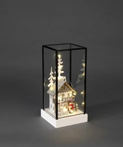 Konstsmide B/O Glasslykt 10 LED 22,5 cm