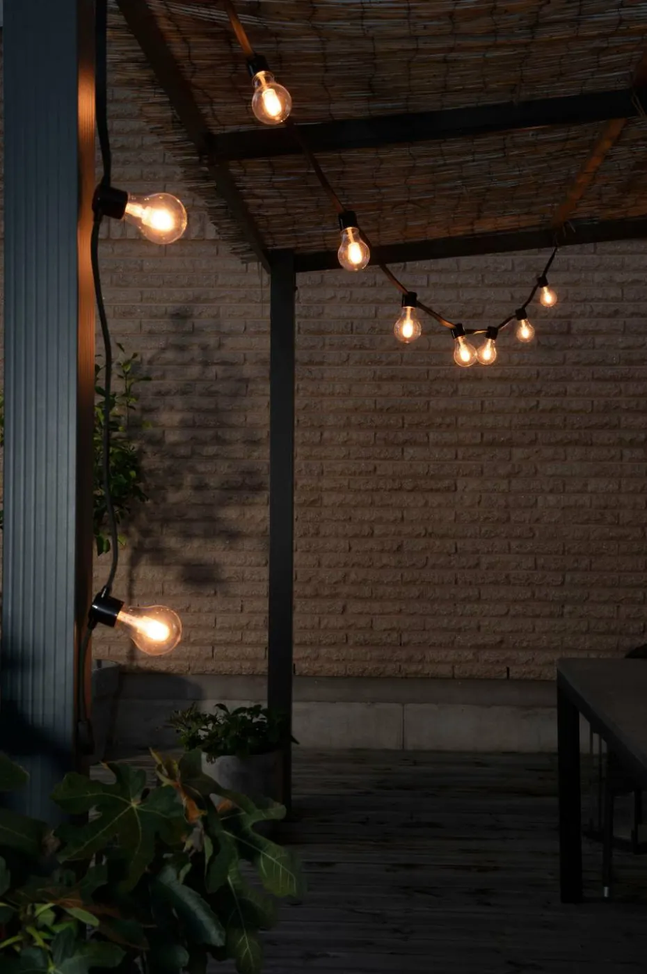 Konstsmide B/O Lyslenke 10 LED Solpanel