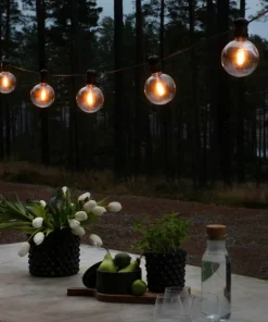 Konstsmide B/O Lyslenke 10 LED Solpanel