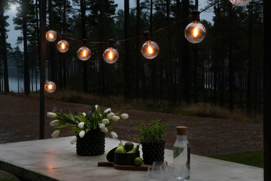 Konstsmide B/O Lyslenke 10 LED Solpanel
