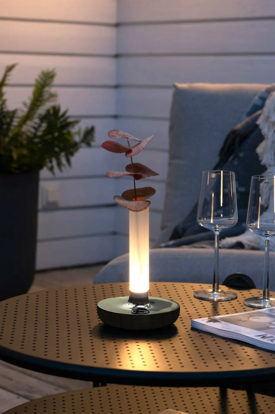 Konstsmide Bordlampe Biarritz USB
