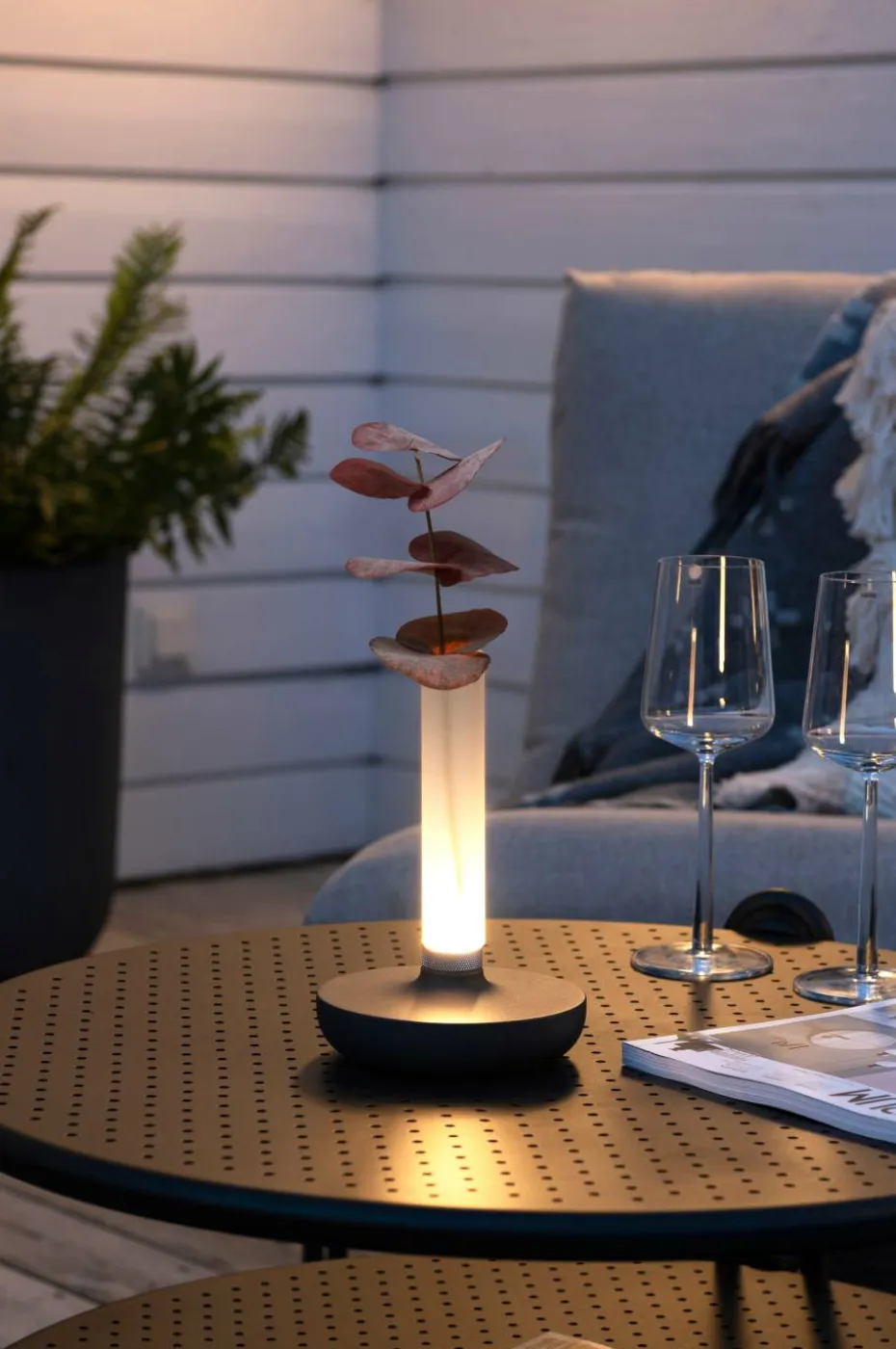 Konstsmide Bordlampe Biarritz USB