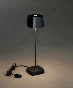 Konstsmide Bordlampe Capri USB høyde 20 cm