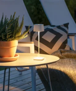 Konstsmide Bordlampe Capri USB høyde 20 cm