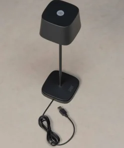 Konstsmide Bordlampe Capri USB høyde 36 cm