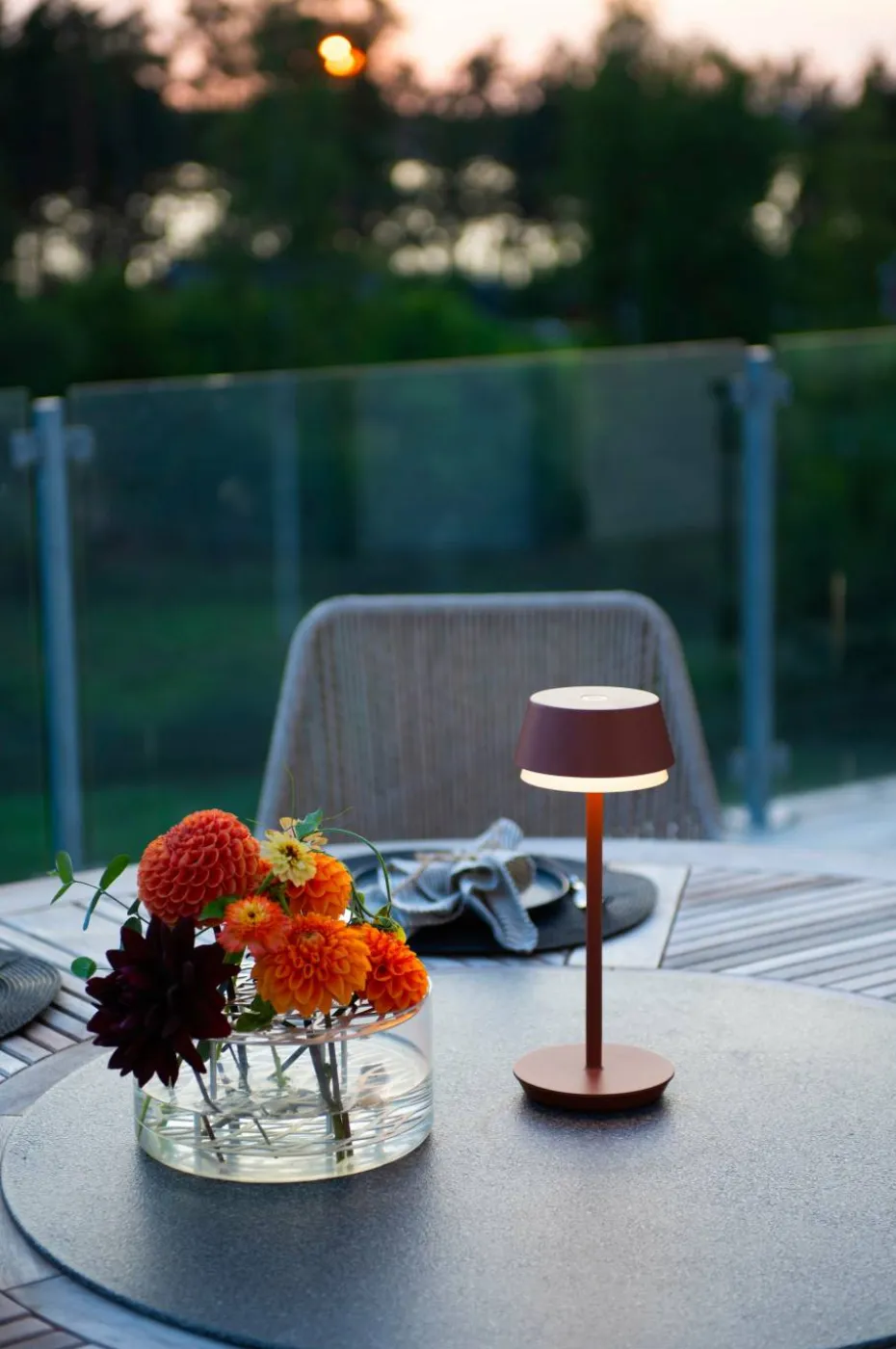 Konstsmide Bordlampe Lyon Usb 30 cm