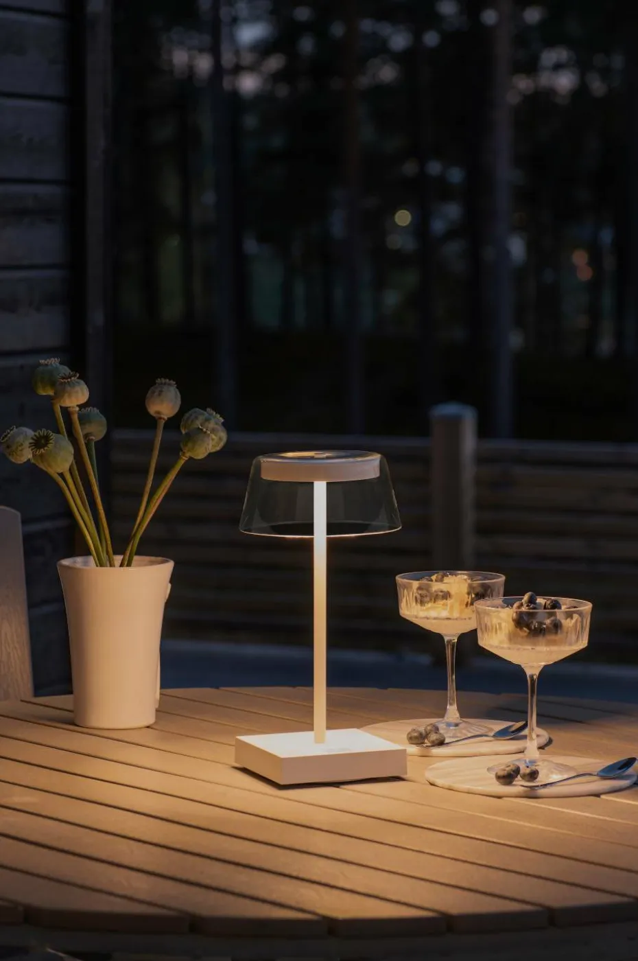 Konstsmide Bordlampe Scilla USB 36 cm