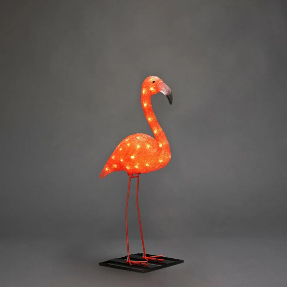 Konstsmide Flamingo LED høyde 70 cm