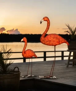 Konstsmide Flamingo LED høyde 70 cm