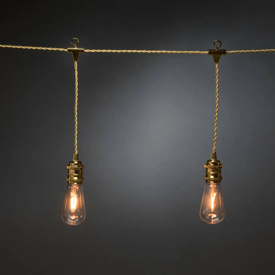 Konstsmide Lenke E27 8 LED utbyttbar 350 cm