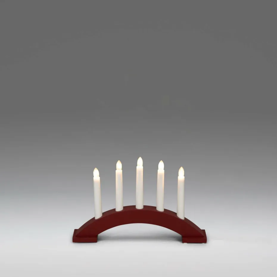 Konstsmide Lysestake tre 5 pærer 21,5 cm