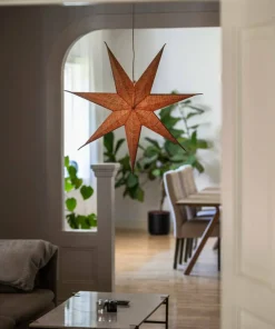 Konstsmide Papirstjerne 78cm hamp