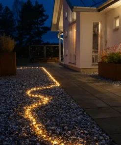 Konstsmide ShineLine 200 ravfarget LED 10m